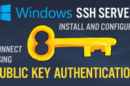 Generate SSH key on Windows