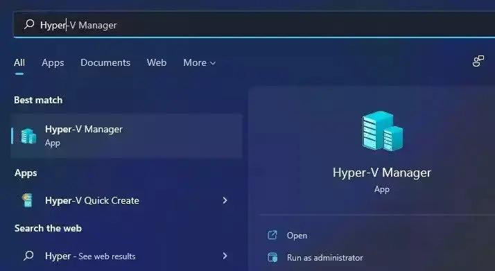 Hyper-V Support Windows 11