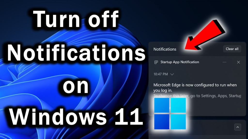 Turn off notifications Windows 11