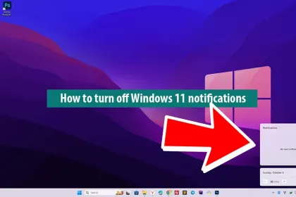 Turn off notifications Windows 11