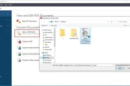 Abby Convert PDF to Word
