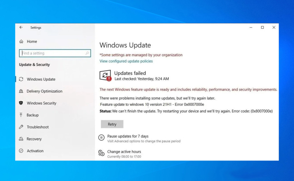 Fixing Windows 10 Update Errors