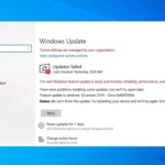 Fixing Windows 10 Update Errors