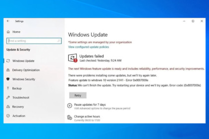 Fixing Windows 10 Update Errors