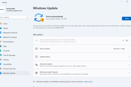 Fixing Windows 11 Update Errors