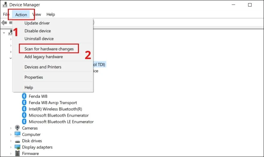 The system will automatically find and reinstall the driver for the computer