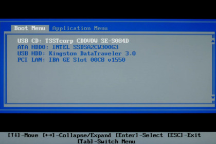 Boot Menu Computer