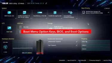 Boot Menu Asus