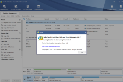 minitool partition wizard repack