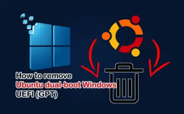 remove Ubuntu dual-boot Windows