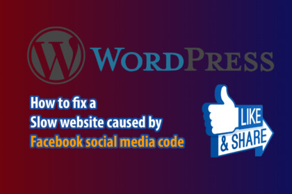 fix facebook code slow down website