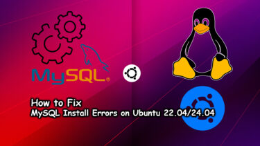 Fix MySQL Install Errors on Ubuntu