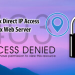 Block access to Nginx Server by IP