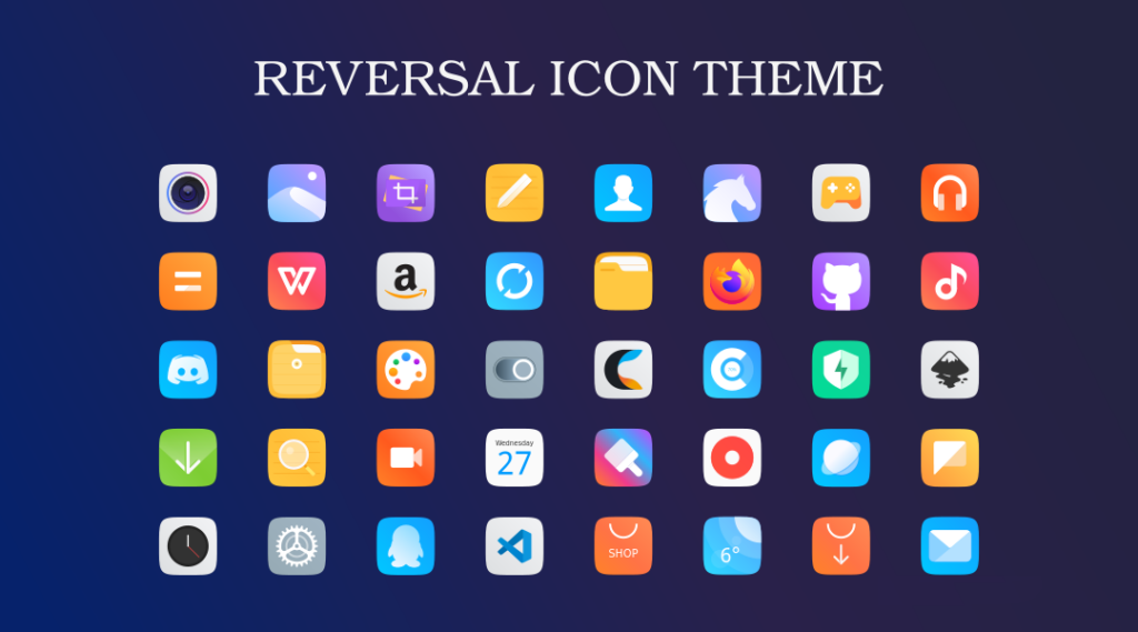 Reversal Icon Theme for Ubuntu