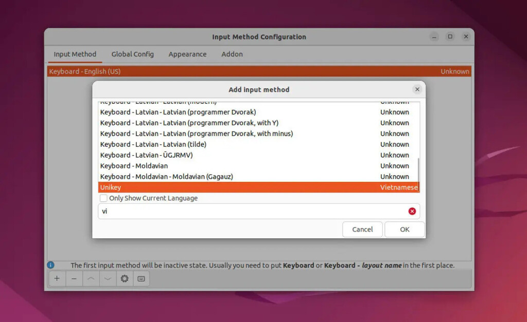 How to install Fcitx-Unikey Ubuntu 22.04 Linux Configure Fcitx-Unikey language