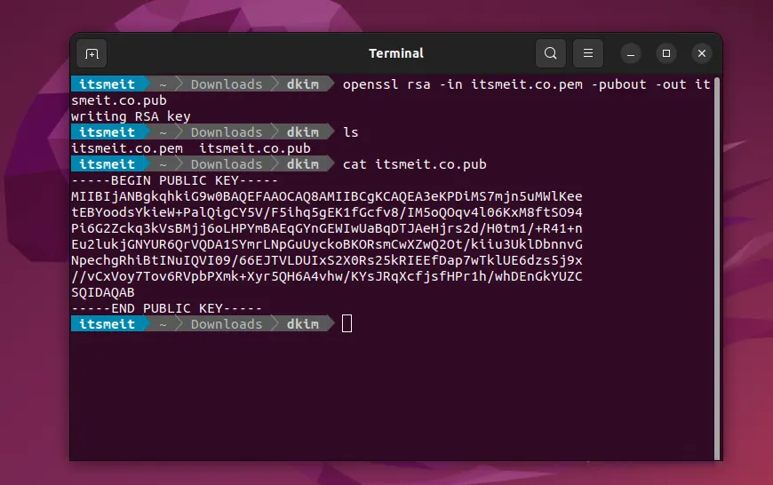 Create TXT DNS