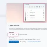 PowerToys color picker shortcut