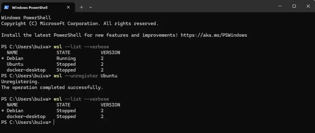 Check Ubuntu Version in WSL2